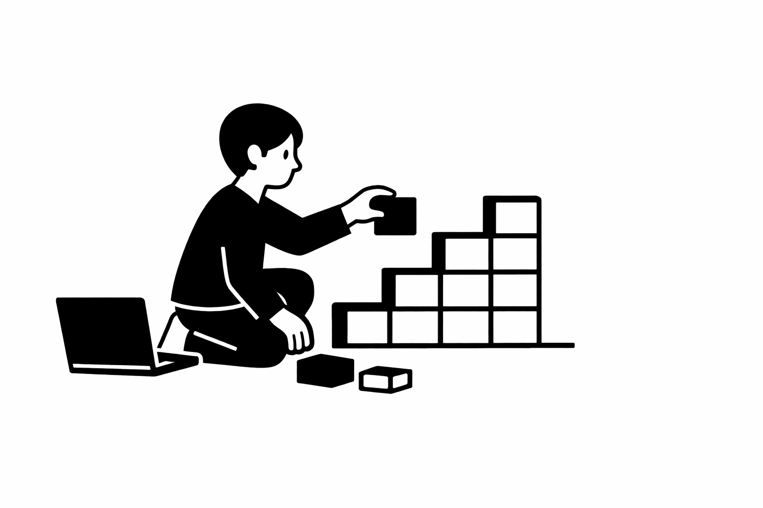 Portfolio construction map with allocation, diversification, rebalancing, and monitoring